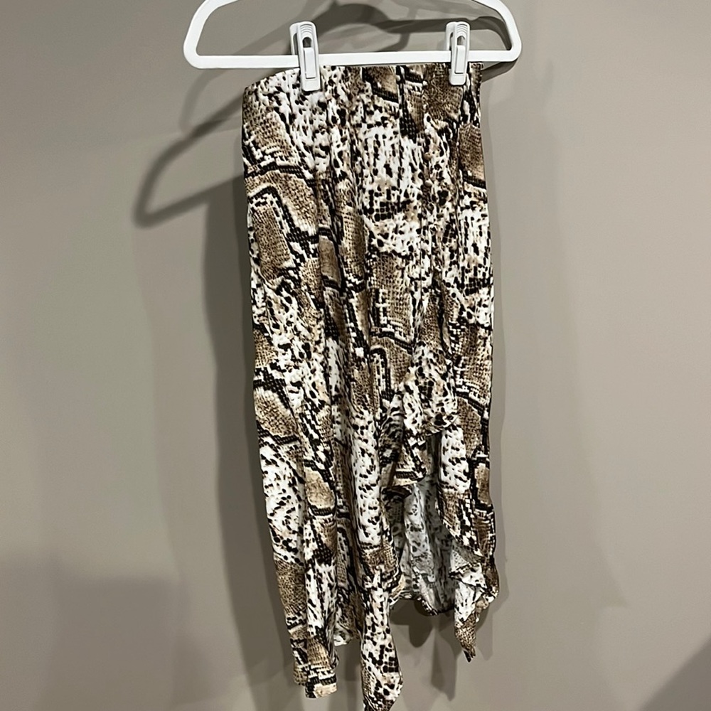 EUC Code x Mode print skirt